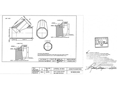 Dessin de conception du produit approuvé par le client
