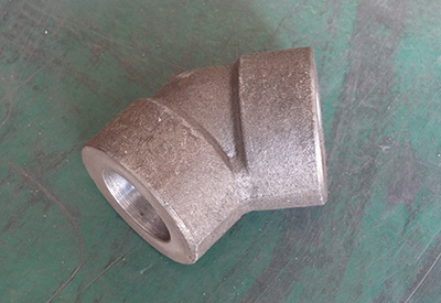 Coude 45° soudé par emboîtement