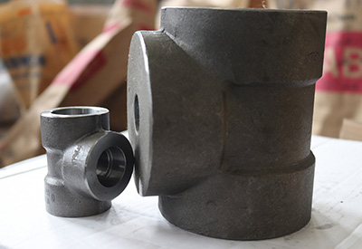 Té réduit soudé par emboîtement